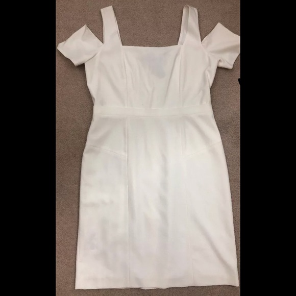 BCBGMaxAzria Dresses & Skirts - BCBG MAXAZRIA Womens Cutout Dress Sz 12 ANN White